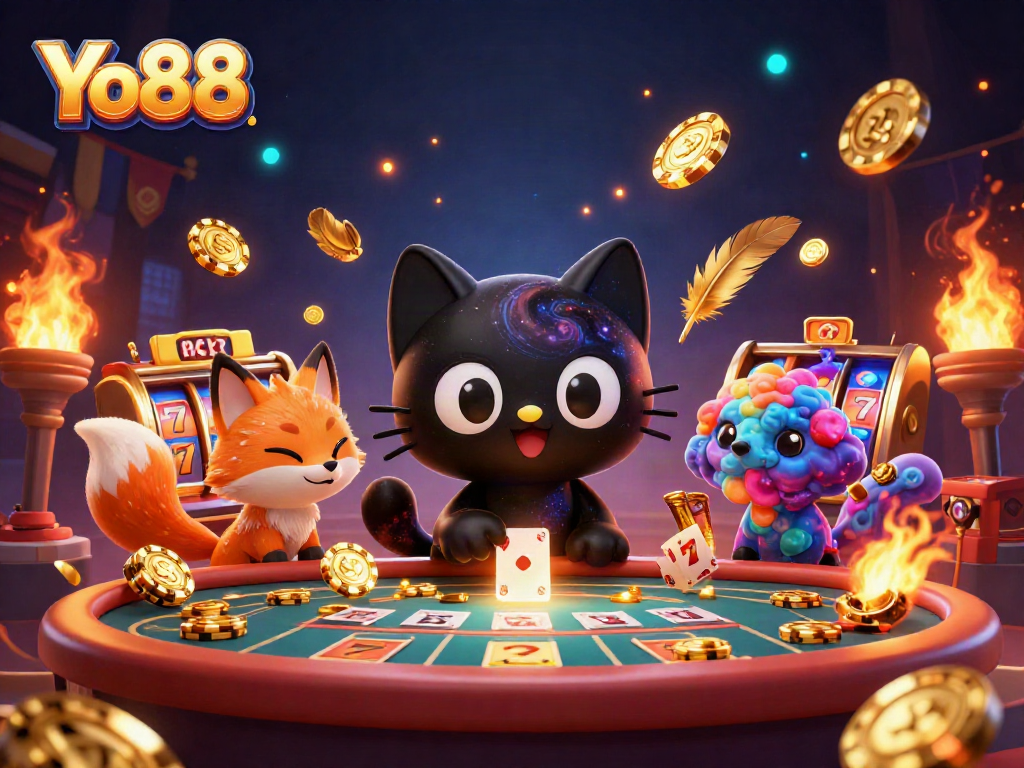 Engage in exciting gameplay at Yo88 with captivating characters and immersive casino themes.