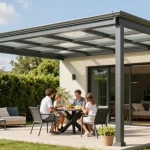 Terrassenüberdachungen schaffen einen einladenden Outdoor-Bereich für Familie und Freunde.